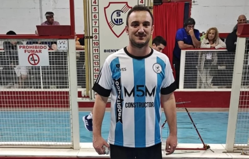 Juan Pablo Notararigo, subcampe�n argentino de bochas